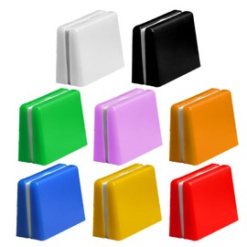 Hordion 8pcs Fader Caps, Mixer Slider Fader Knobs Black Fader Cap for Pioneer DJM350, 400, 500, 700, 750, 800, 850, 900NEXUS, 900SRT, 900NXS2, 2000, 2000nexus, Easy Installation, Mixed Color