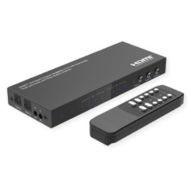 VALUE 4K HDMI Matrix Switch 4x2 with Remote Control