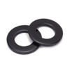 3/16'' (100 Pack) Stainless Steel Flat Washers, 9/16'' OD, Black
