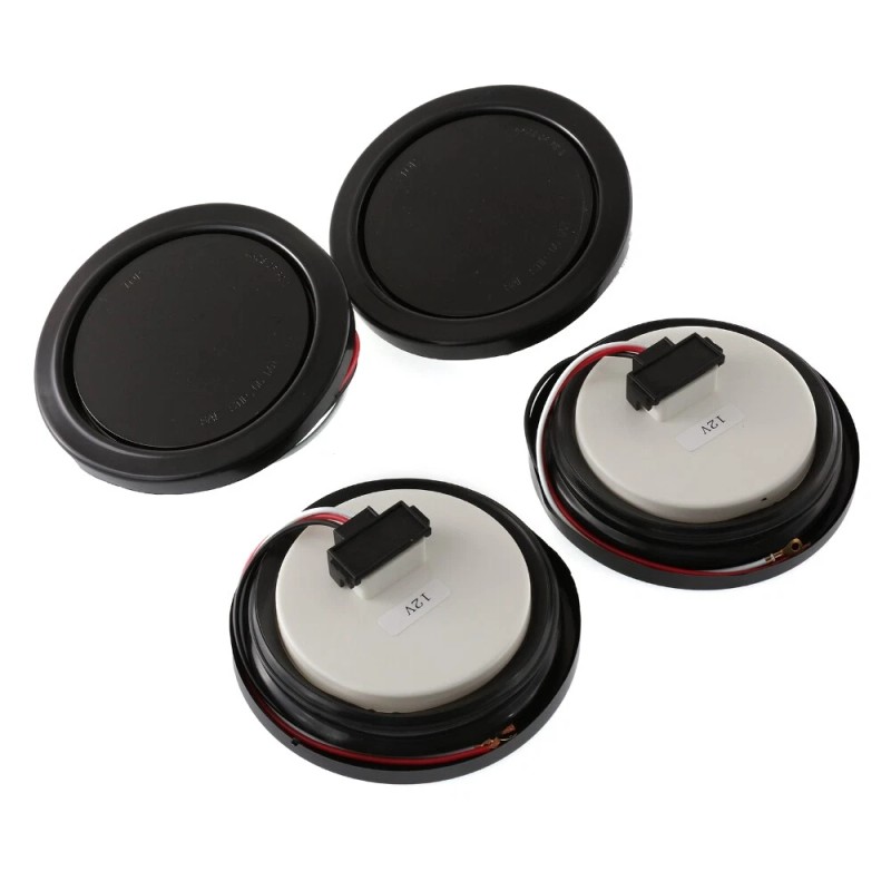 Ironwalls 4PCS Smoked LED Rear Tail Stop Brake Lights Trailer