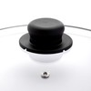 Zanetti - Glass lid with knob for pots and pans,