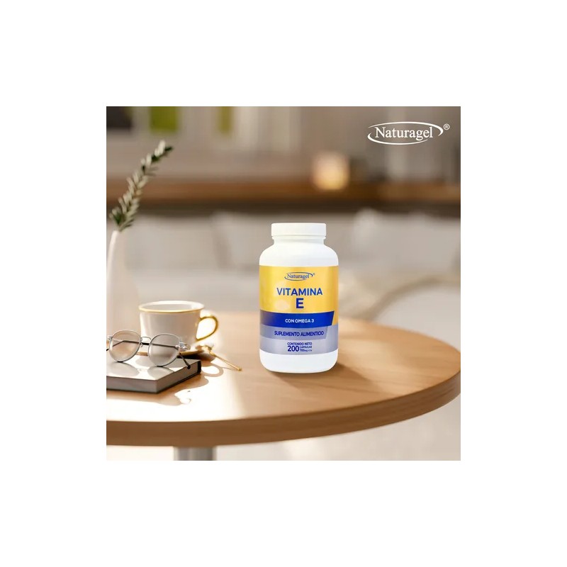 Vitamina E + Omega 3 Antioxidante | 200 Cápsulas |