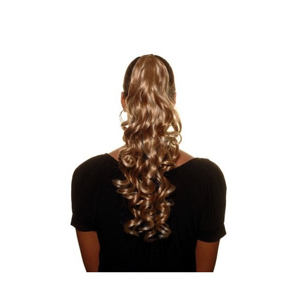 Blonde Light & Natural Hair Piece Corkscrew Curls (NC-218-27T613)