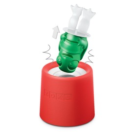 Zoku Character Pop-Turtle, Red, 8.5 x 8.5 x 11 cm