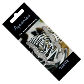 CrystalAge Aquarius Birthstone Bracelet - Quartz