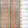 Freyamy Blackout Curtains, 160 x 150 cm, Boho, Colourful, Yellow,