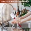 Norme 4 Pcs High Temp Silicone Spatulas Heat Resistant Rubber
