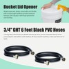 Tankless Water Heater Descaling Flush Kit Includes Submersible Utility Pump