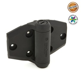 National Hardware N346-207 V6216 TruClose Spring Hinge in Black, 3-9/16" x 5-1/4", 2 piece