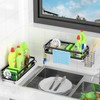 Bonhoom Sink Organiser with Drain Pan - Kitchen Sponge Holder
