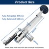 JQDML Reciprocating Linear Actuator Stroke 1.18"-6" with Suction Cup and
