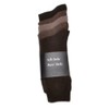 5 Pairs of MEN'S BROWN Cotton Socks Medium = UK