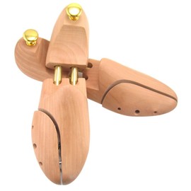 OZSTOCK® Adjustable Men Women Cedar Wooden Shoe Tree Shaper Keeper Wood (UK 5-6 / EU 37-38)