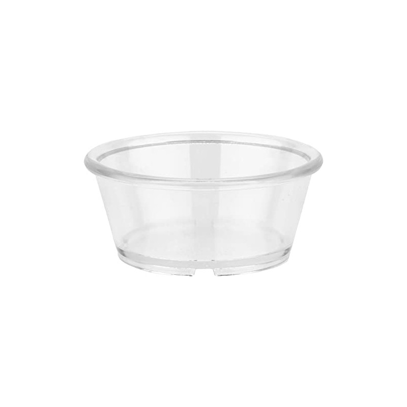 G.E.T. ER-040-CL Clear 4 oz. Ramekin, Break Resistant Dishwasher Safe