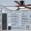 Ceiling Fans with Lights and Remote/APP Control, 52" Low Profile