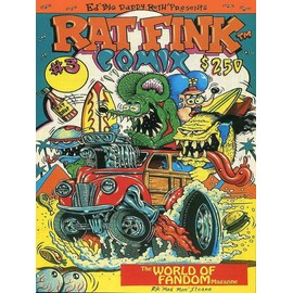 Wisesign Rat Fink Comix #3, Ed Roth, Big Daddy, Daddy Roth, Signs Rusty Look Reproduction Metal Tin Sign 8X12 Inches Car Garge Sign
