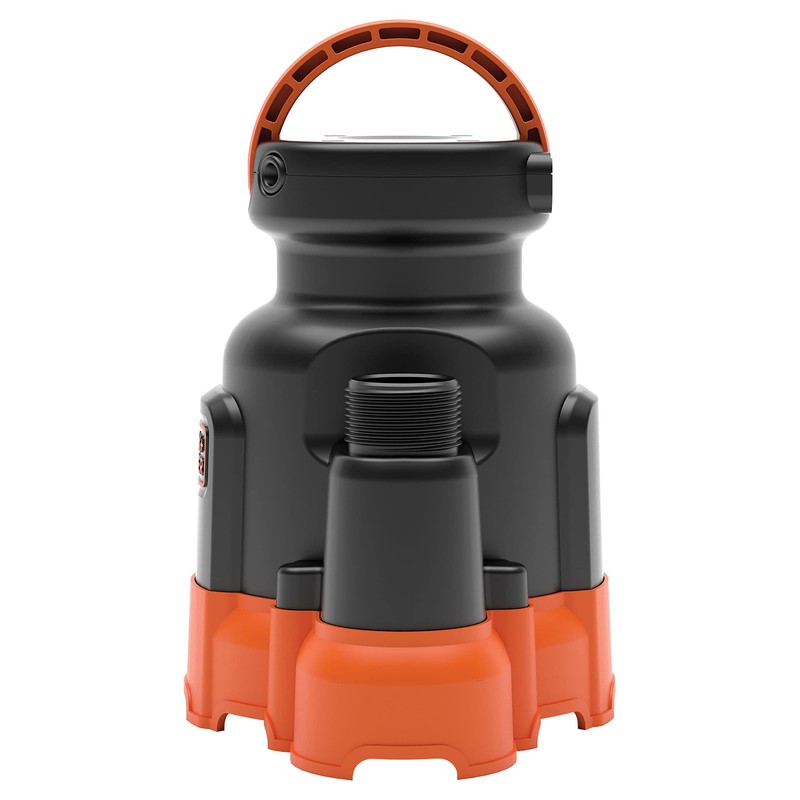 Black+Decker 1/3 HP Submersible Water/Utility Pump, Pumps up to 2500