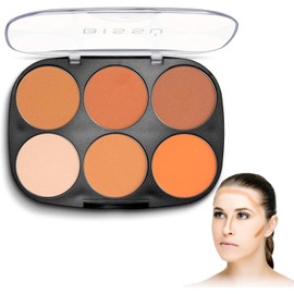 Biseú, Paleta De Contorneadores En Polvo, Bronzer, Contour, Iluminador, 24gr (03)