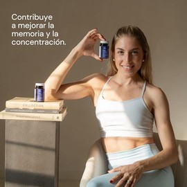 Suplemento Para Memoria Y Concentracion | Vitaminas A, C, B1, B6, B12, Zinc, Te Verde y Bancopa Monnieri 800mg Por Porción | Multivitaminico 60 Cápsul