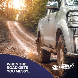 GLOMAX Wheel Cleaner (1 Gallon) - Non Acid Rim Cleaner - All in One Wheel and Tire Cleaner for Car Detailing - Made in USA Tire Cleaner Spray - Removes Brake Dust, Oil, Dirt, Light Corrosion