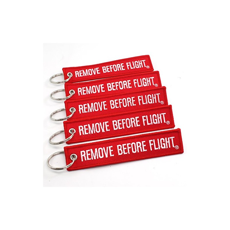 Rotary13B1 – Quitar Antes de Vuelo Llavero Paquete de 5