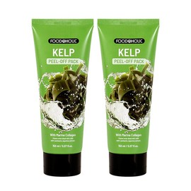 Food Aholic (2 Pieces) Food Aholic Collagen Peel-Off Pack 150ml / Kelp / (2개)푸드어홀릭 콜라겐 필오프팩 150ml / 다시마