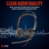 Poly Blackwire 5220 Wired Headset - Flexible Noise-Canceling Boom Mic