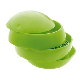 Spirella Bowl Shiny ABS Beauty Tidy Box, Kiwi