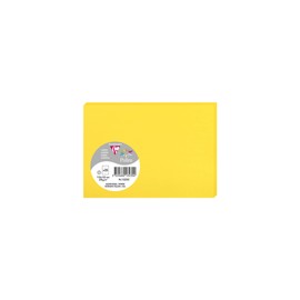 Clairefontaine - Ref 1323C - Pollen Card (Pack of 25 Sheets) - 110 x 155mm Sized, Acid Free, Inkjet & Laser Compatible, Easy to Write On, 210gsm Card - Intensive Yellow