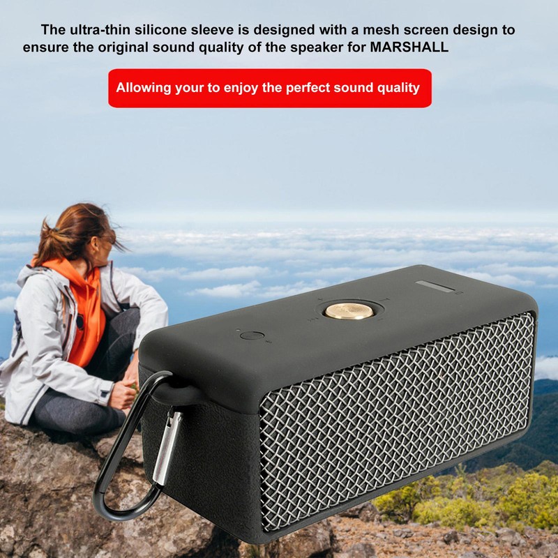 Protective Case Compatible for EMBERTON Bluetooth Speaker Silicone Cover