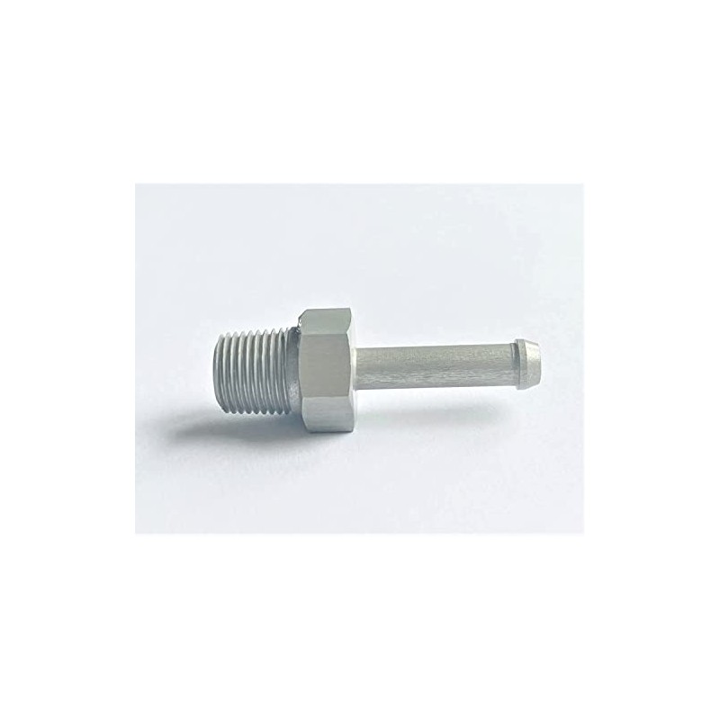 PrecisionGeek - Aluminium 1/8 NPT to 4mm 5mm (3/16) Aluminium