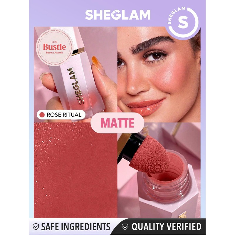 SHEGLAM SHEGLAM Color Bloom Liquid Blush Makeup for Cheeks Matte