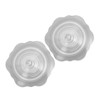 2pcs Nipple Shield Double Layer Protective Petal Shape Silicone Nursing