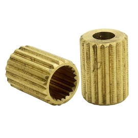 LASCO KO-78125 Kohler Ceramic Stem Spline Adapter, OEM Part 78125, Gold