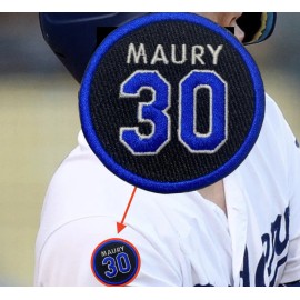 Maury Wills Patch #30 Los Angels LA Dodgers Baseball Jersey Patch match your Vin