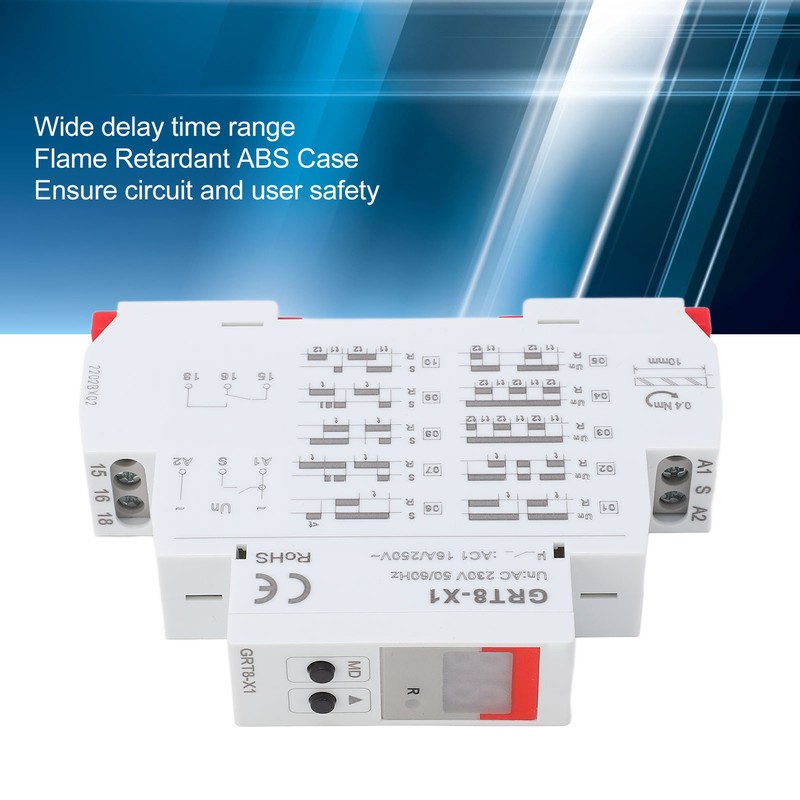 Digital Display Time Relay Digital Display Flame Retardant Delay Time