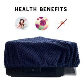 Live Easy - CPAP Dust Cover - CPAP Hose Cover - Protect Your CPAP Machines for Sleep Apnea & BiPAP Machines - CPAP Cleaning Supplies - CPAP Accessories -Cleaner Machine - CPAP Cover (Navy Blue)