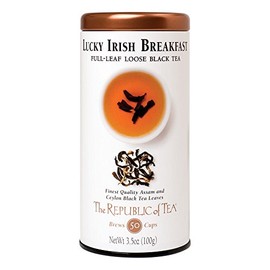 The Republic of Tea Black Full-Leaf Loose Tea (Lucky Irish Breakfast Black, 3.5 oz)