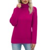 Jouica Women Casual Turtleneck Batwing Sleeve Chunky Oversized Ribbed Knit
