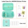 RAIALL Mini Printer Case for JADENS Sticker Printer, Portable Thermal