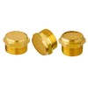 Quickun Pneumatic Muffler Silencer, 1/2” Male Thread Brass Air Exhaust