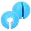 2pcs Barbell Grips Round Thick Silicone Dumbbell Adapter Balls Barbell