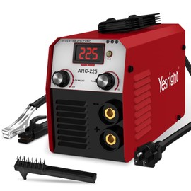YesRight 225A Welding Machine 110V/220V Portable Stick Welder with Synergic Control, Small Welder Machine with Hot Start Arc force for Home DIY Handicrafts Maintenance