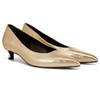 Naturalizer Women's Natalia Pump, Dark Gold Leather, 6.5 Wide