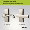 Ideal Security Deadbolt for Storm and Screen Doors, Satin Silver,