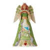 Enesco Jim Shore Heartwood Creek Irish Angel with Shamrock Wing
