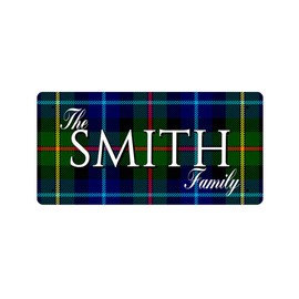 McMug - The Smith Family (Smith Modern Tartan) - Metal Sign, Decorative Sign, 200mm x 100mm