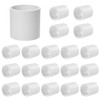Cinsda 20 Pack 1/2 Inch SCH40 PVC Pipe Coupling Adapter,