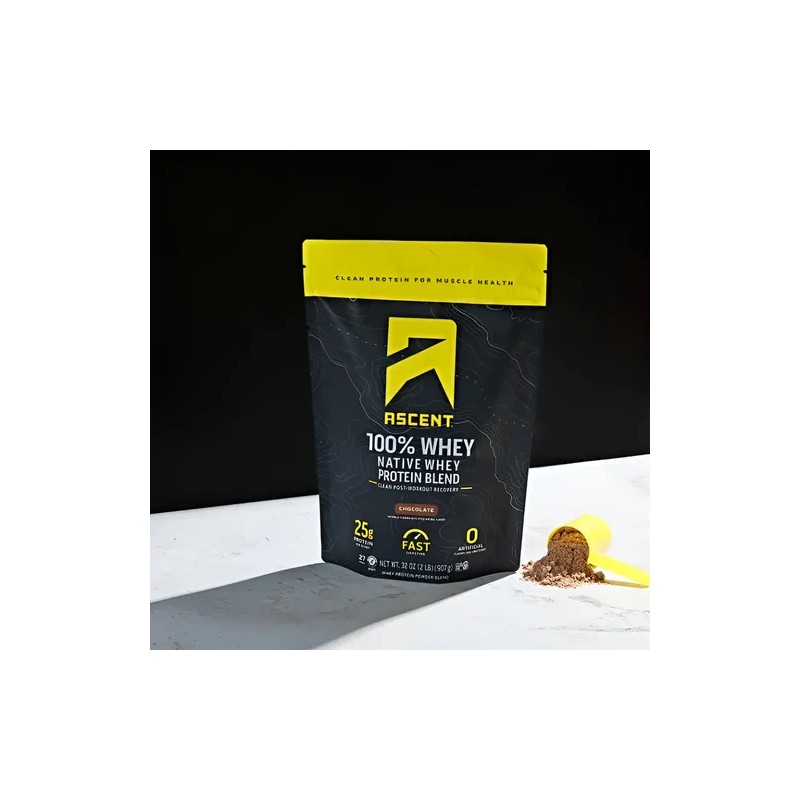 Proteína Whey 2 Lb Polvo Rápida Absorción Ascent