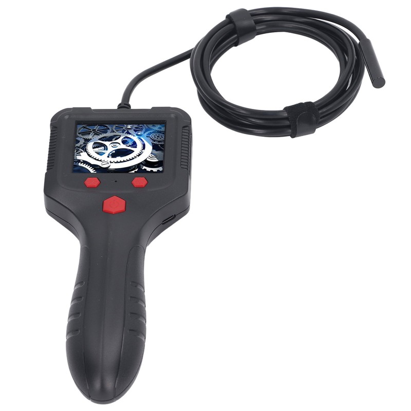 2.4in Screen Industrial Endoscope 8mm Dia Waterproof Lens Borescope Camera